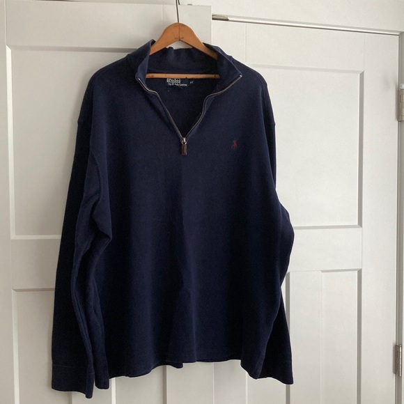 Polo Ralph Lauren navy blue pullover - Picture 1 of 3